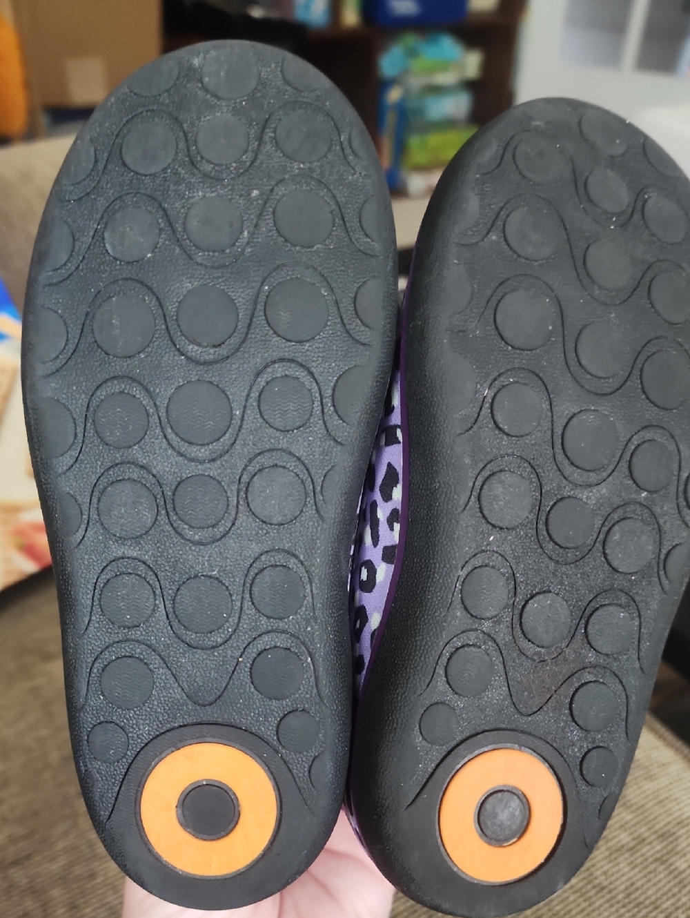 Sz 10M Bogs Kids Purple Leopard Print Pull-On Waterproof Boots - Picture 6 of 7